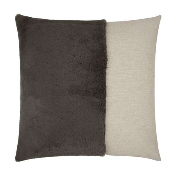 St. Moritz Grey Brown Pillow