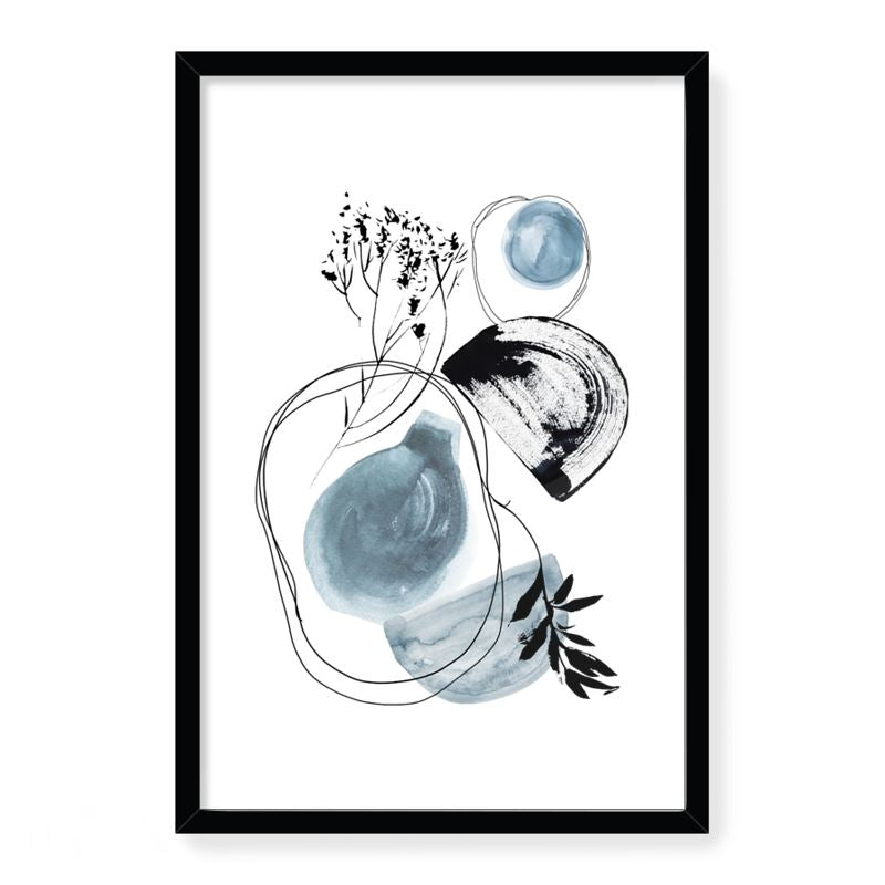 Fallen Vases Blue