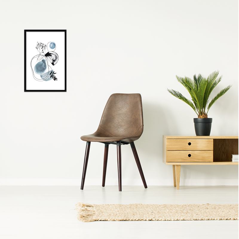 Fallen Vases Blue
